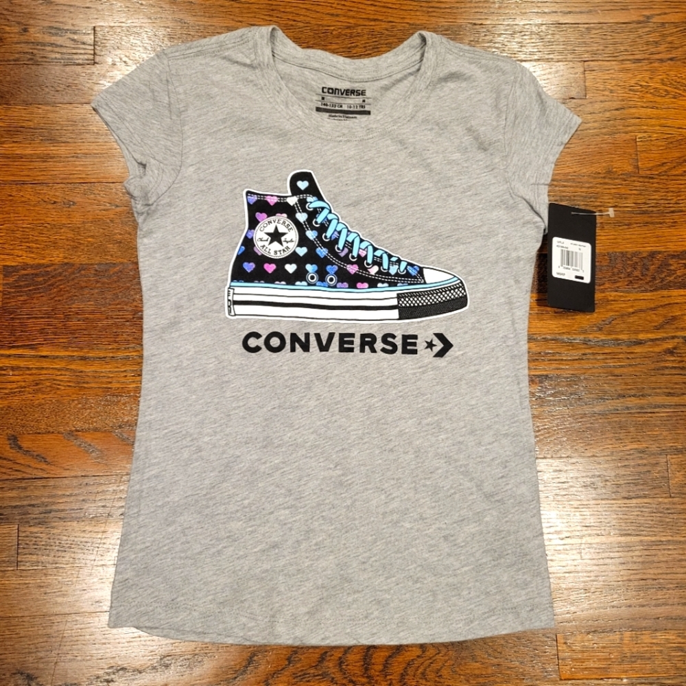Converse Girls Graphic Tee Size 10/12